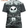 Jack Skellington Halloween T Shirt, High-Quality Horror Costumes