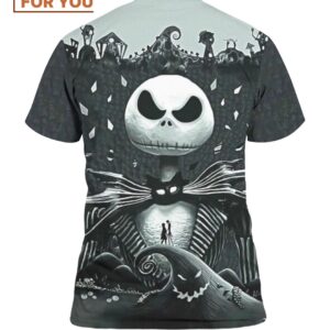 Jack Skellington Halloween T Shirt High Quality Horror Costumes 2