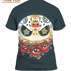Jack Skellington Sugar Skull T Shirt Ghoulish Halloween Outfits 2