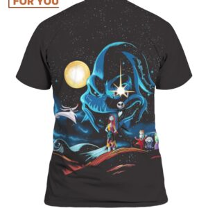 The Nightmare Before Jack Skellington T Shirt Men and Women Scary Halloween Tees 2
