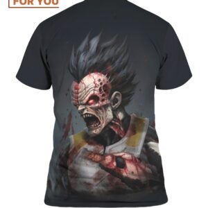 Vegeta Zombie Halloween Style T Shirt Haunting Halloween Tees 2
