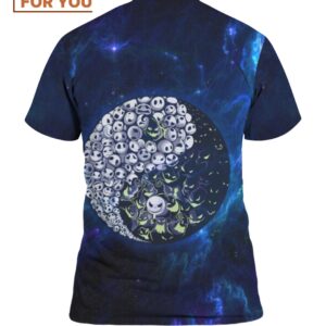 Yin Yang Nightmare T Shirt Halloween Horror Gifts 2