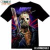 Friday the 13th Jason Voorhees Nike Shirt, Scary Novelty Gifts for Halloween