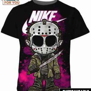 Cute Jason Voorhees Nike Halloween Shirt, Killers Horror Movie Shirt