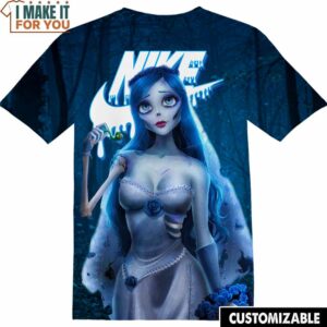 Halloween Christmas Emily the Corpse Bride Kawaii Shirt, Eerie Outfit Inspiration