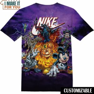Halloween Disney Scary Mickey Nike Shirt, Best Scary Costumes for Halloween