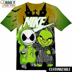 Halloween The Nightmare Before Christmas Jack Skellington Grinch Nike Shirt, Nightmare-Inducing Costumes