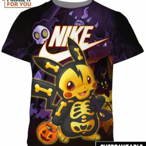 Halloween Pokemon Pikachu Nike Shirt, Halloween Costumes for Horror Fans