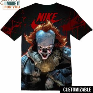 It Pennywise The Dancing Clown Halloween Nike Shirt, Gothic Halloween Gifts