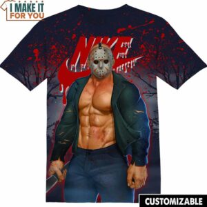 Jackson Voorhees Nike Funny Halloween Shirt, Classic Horror Halloween Costumes