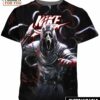 Scream Ghostface Nike Shirt, Horror Movie Merchandise for Halloween