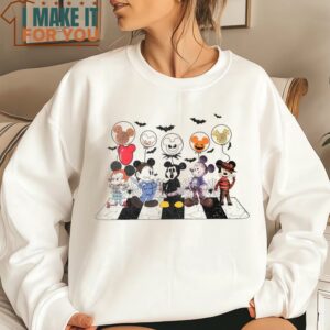 Disney Halloween Shirts Mickey Halloween Horror Sweatshirt Horror Movie Characters Shirt 3