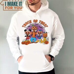 Disney Mickey And Friends Trick Or Treat Pumpkin Halloween Costume Shirt Disneyland Family Holiday Gift 5