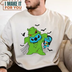 Stitch Horror Halloween T Shirt Disney Trick or Treat Oogie Boogie Bash Shirt Disney Halloween Gifts 3