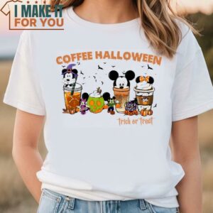 Halloween Coffee Mickey Shirt Mickey Mouse Halloween Coffee Magic Castle Halloween Magical Kingdom Shirt 3