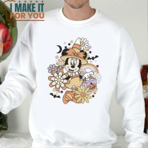 Retro Minnie Mouse Halloween Shirt Minnie Pumpkin Shirt Disney Spooky Season Shirt Disneyland Halloween Shirts 4