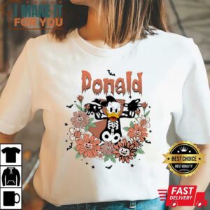Disney Donald Duck Skeleton Halloween Shirt Cute Halloween Gift 2