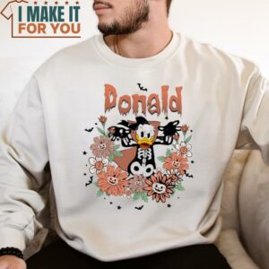 Disney Donald Duck Skeleton Halloween Shirt Cute Halloween Gift 3