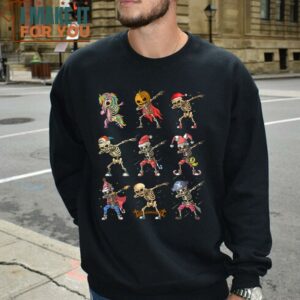 Halloween Dabbing Unicorn Skeleton Kids T Shirt Cute Halloween Gift 3