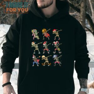 Halloween Dabbing Unicorn Skeleton Kids T Shirt Cute Halloween Gift 4