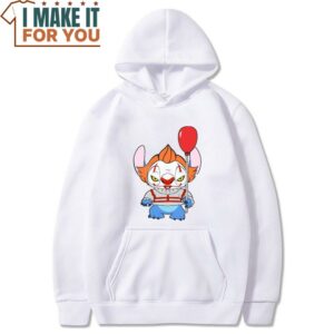Stitch Pennywise IT Disney Halloween T Shirt Cute Halloween Gift 3