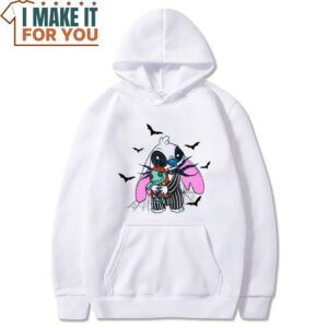 Stitch x Jack And Sally Halloween T Shirt Cute Halloween Gift 3