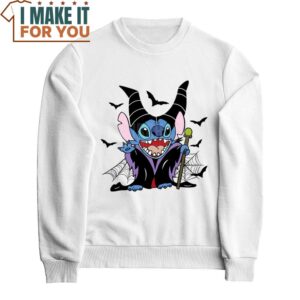 Stitch x Maleficent Halloween T Shirt Cute Halloween Gift 2