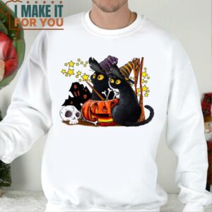 Cool Halloween Cat Shirt Cat Lover Tshirt Cute Halloween Presents 3