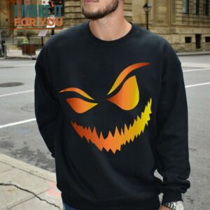 Halloween Pumpkin Face Creepy Scary Jack O Lantern T Shirt Cute Halloween Presents 3