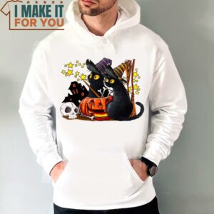 Cool Halloween Cat Shirt Cat Lover Tshirt Cute Halloween Presents 4
