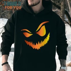 Halloween Pumpkin Face Creepy Scary Jack O Lantern T Shirt Cute Halloween Presents 4