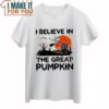 I Believe In The Great Pumpkin Snoopy Halloween Shirt, Cute Halloween Presents
