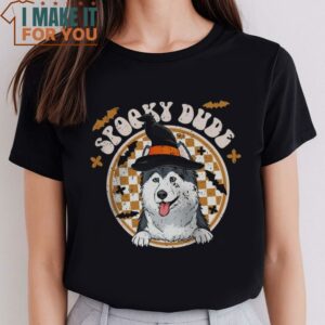 Husky Halloween Shirt Husky Mom Shirt Spooky Season Cute Halloween Presents 2