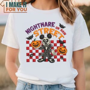 Nightmare On Main Street Shirt Mickey Mouse Halloween Cute Halloween Presents 2