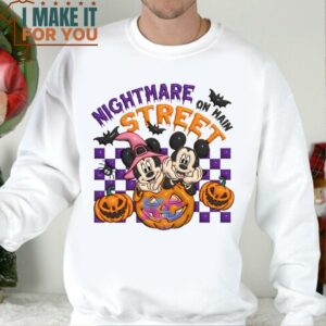 Nightmare On Main Street Shirt Disney Mouse Characters Shirt Cute Halloween Presents 3