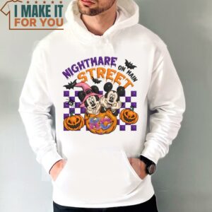 Nightmare On Main Street Shirt Disney Mouse Characters Shirt Cute Halloween Presents 4