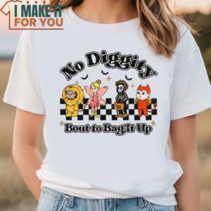 No Diggity Bout To Bag It Up Shirt Cute Halloween Presents 2