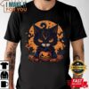 Scary Cat Halloween T-Shirt, Retro Halloween Shirt, Cute Halloween Presents