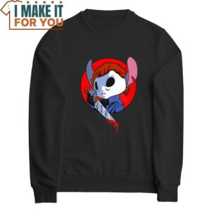 Disney Stitch x Michael Myers Halloween T Shirt Horror Movie 2