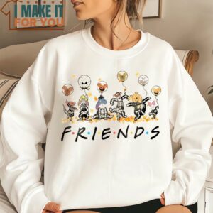 Disney Winnie The Pooh And Friends Costume Skeleton Halloween Shirt Mickeys Not So Scary Party Tee 4