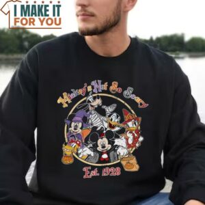 Halloween Est 1928 Shirt Mickeys Not So Scary Mickey And Friend Halloween Halloween Party Trick Or Treat Shirt 3