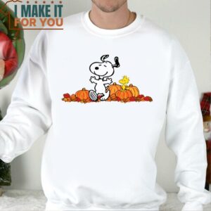 Dog Autumn Pumpkins Shirt Halloween Shirt Cute Autumn Sweatshirt Peanuts Halloween Pumpkins Shirt 4