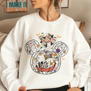 Disneyland Halloween Shirt Nightmare On Main Street Shirt Mickey Pumpkin Shirt 4 1