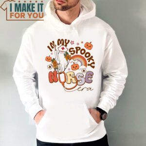 In My Spooky Nurse Era Shirt Funny Nurse Shirt New Nurse Shirt Halloween ER Nurse Shirt Boo Nurse Crew Shirt 5
