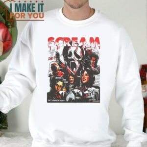 Scream Vintage Halloween Tshirt Halloween Shirt Ghostface Shirts Horror Movie Tee Halloween Party Shirt 4