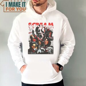 Scream Vintage Halloween Tshirt Halloween Shirt Ghostface Shirts Horror Movie Tee Halloween Party Shirt 5