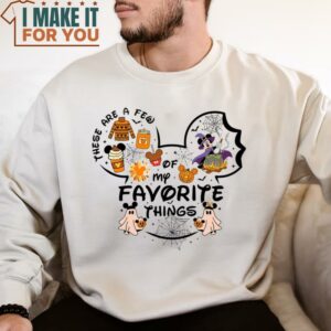 There Are A Few Of My Favorite Things Shirt Halloween Snacks Shirt Spooky Vibes Shirt Trick Or Treat Shirt 3