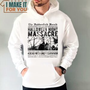 The Haddonfield Herald From Halloween T shirt 5