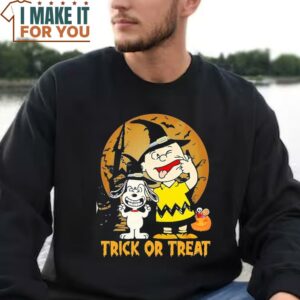 Charlie Brown And Snoopy Trick Or Treat Halloween 2023 Shirt 3
