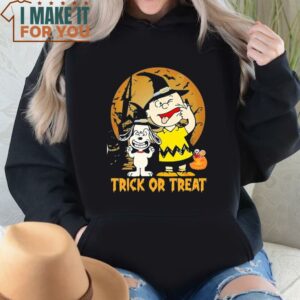 Charlie Brown And Snoopy Trick Or Treat Halloween 2023 Shirt 4